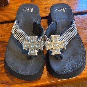 Justin bling flip flops
